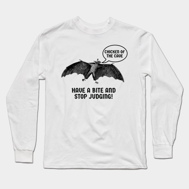 Bats! Long Sleeve T-Shirt by The Horror Cat Dad